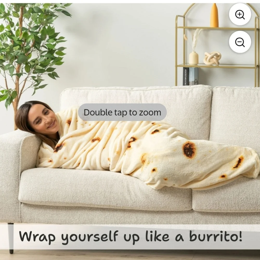 New Burritos Wrap Blanket
